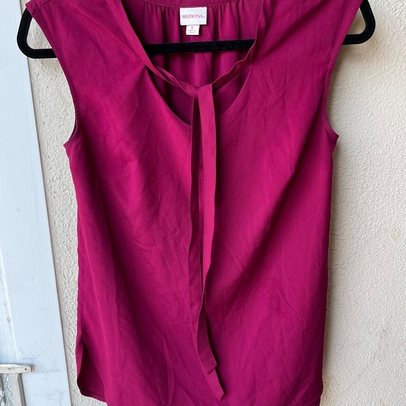 Merona Dark Pink Blouse - Picture 3 of 9